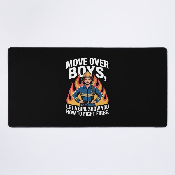Item preview, Move Over Boys Firefighter Women Empowerment Strong designed and sold by procionartss.