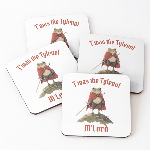 Item preview, Twas the Tylenol M'lord Frog Meme designed and sold by didiershreves.