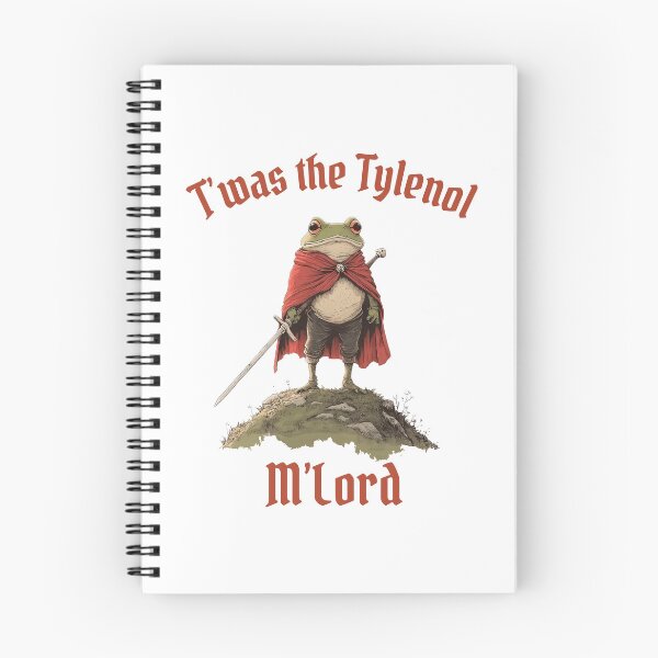Item preview, Twas the Tylenol M'lord Frog Meme designed and sold by didiershreves.