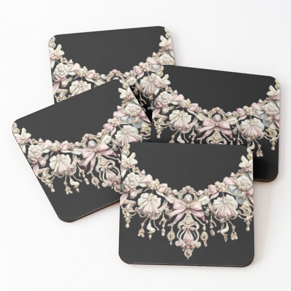 Item preview, Rococo Pastel Statement Collar – Antique Ornament Design designed and sold by Antik by Schulz.