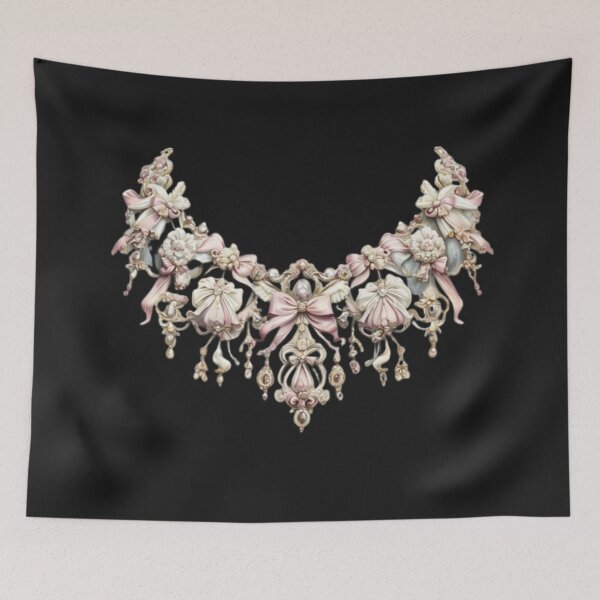 Item preview, Rococo Pastel Statement Collar – Antique Ornament Design designed and sold by Antik by Schulz.