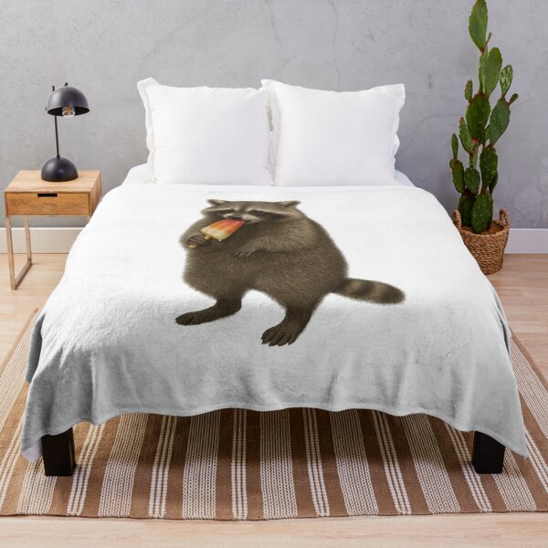 Item preview, Racoon Cooling off with a Popsicle designed and sold by thehaywirehoney.