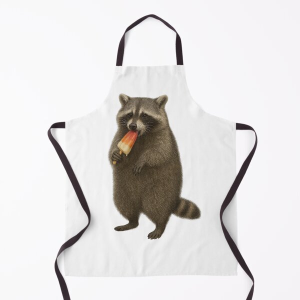 Item preview, Racoon Cooling off with a Popsicle designed and sold by thehaywirehoney.