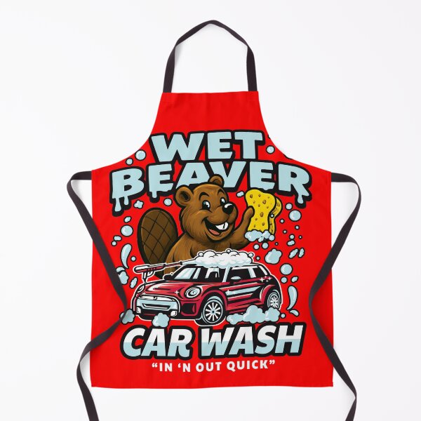 Item preview, Wet Beaver Car Wash Dks designed and sold by Alema Art.