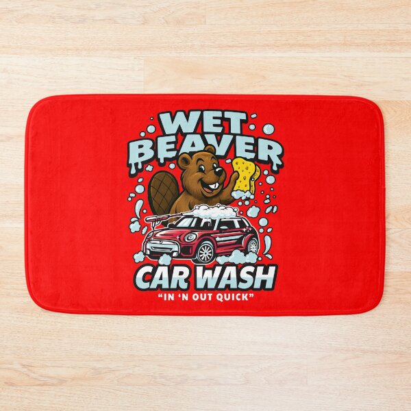 Item preview, Wet Beaver Car Wash Dks designed and sold by Alema Art.