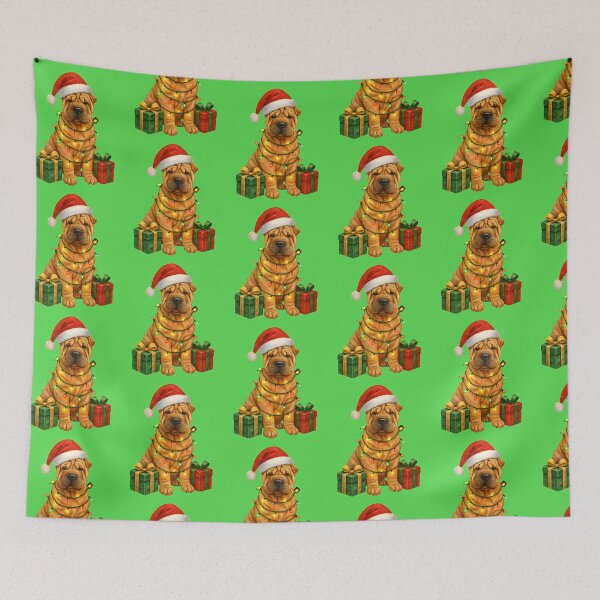 Item preview, Christmas Shar Pei Dog designed and sold by EstelleStar.