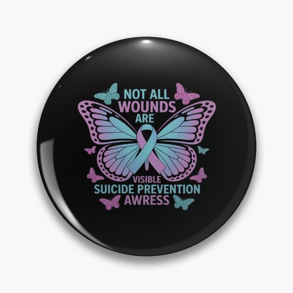 Item preview, Not All Wounds Are Visible Suicide Prevention Awareness Day designed and sold by petrichorsworld.
