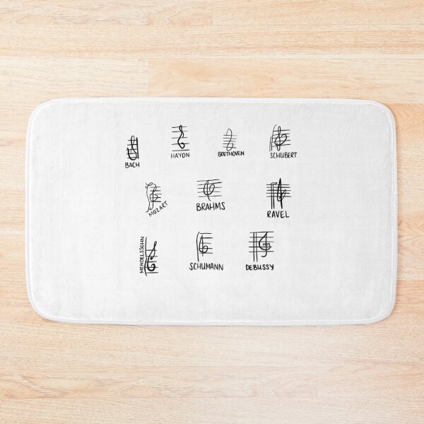 Item preview, Composer Treble Clefs  designed and sold by Elizabethjen1.