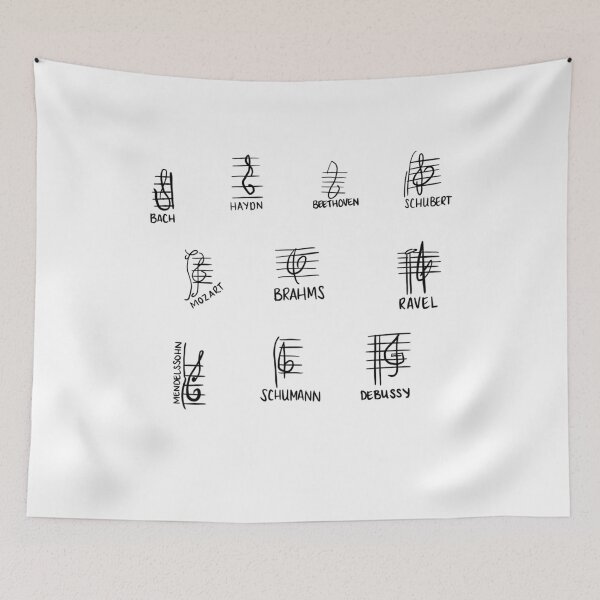 Item preview, Composer Treble Clefs  designed and sold by Elizabethjen1.