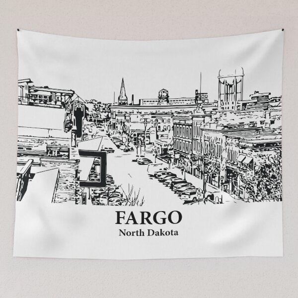 Item preview, Fargo - North Dakota designed and sold by Lakeric Cityscapes.