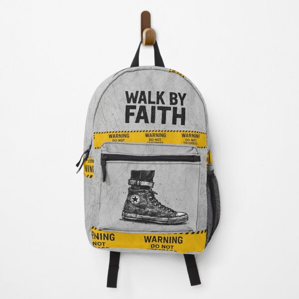 Item preview, Walk By Faith Shoes Warning Don't Treaspass designed and sold by egospel.