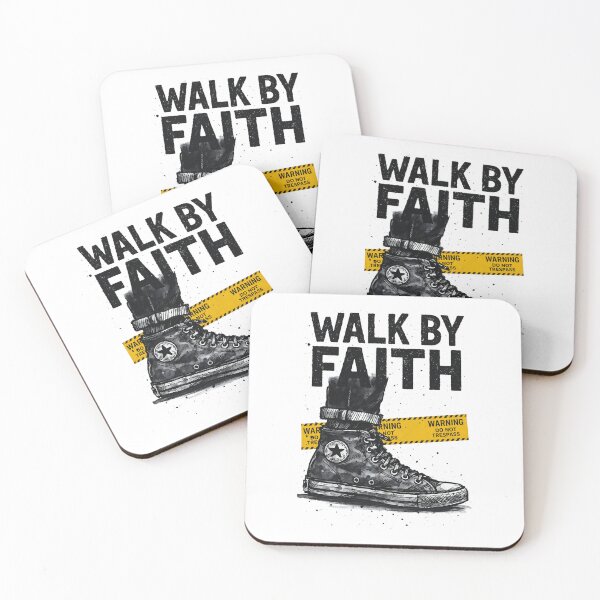 Item preview, Walk By Faith Shoes Warning Don't Treaspass designed and sold by egospel.