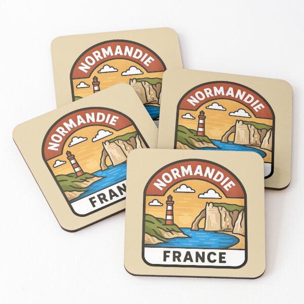 Item preview, Normandie, France — Coastal Cliffs designed and sold by Myra365Art.