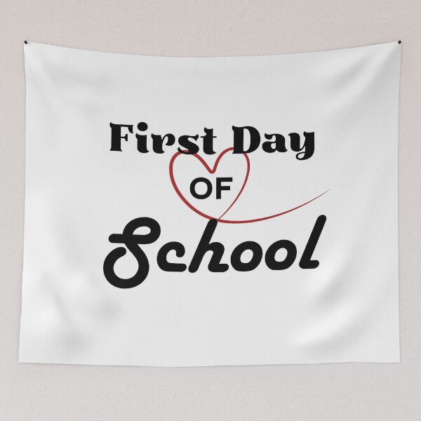 Item preview, Happy First Day of School Heart Designign designed and sold by DisignByPrince.