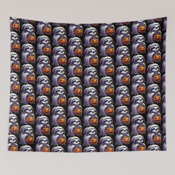 Item preview, Scary Halloween Triceratops Ghost Spooky Candy Bag designed and sold by Artistoos.