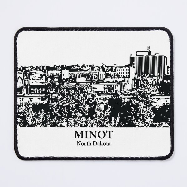 Item preview, Minot - North Dakota designed and sold by Lakeric Cityscapes.