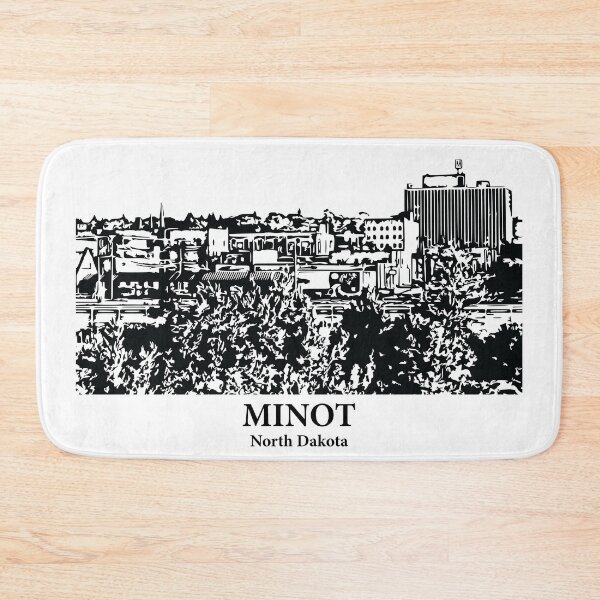 Item preview, Minot - North Dakota designed and sold by Lakeric Cityscapes.