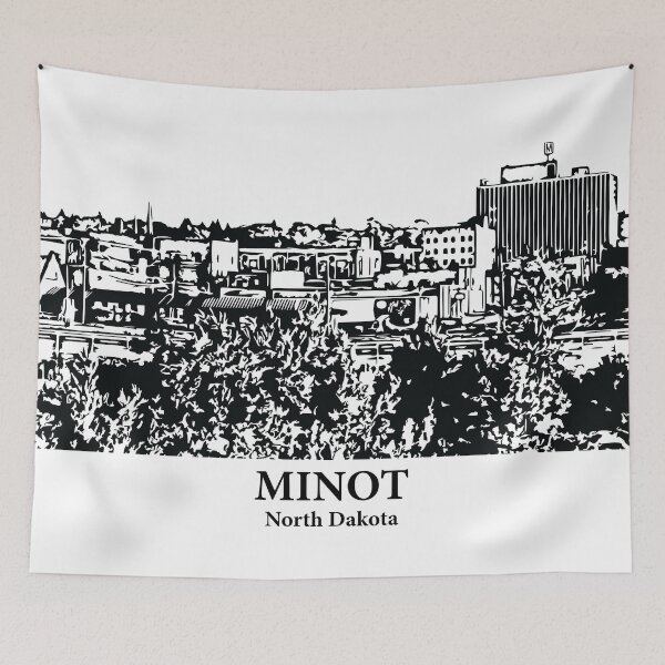 Item preview, Minot - North Dakota designed and sold by Lakeric Cityscapes.