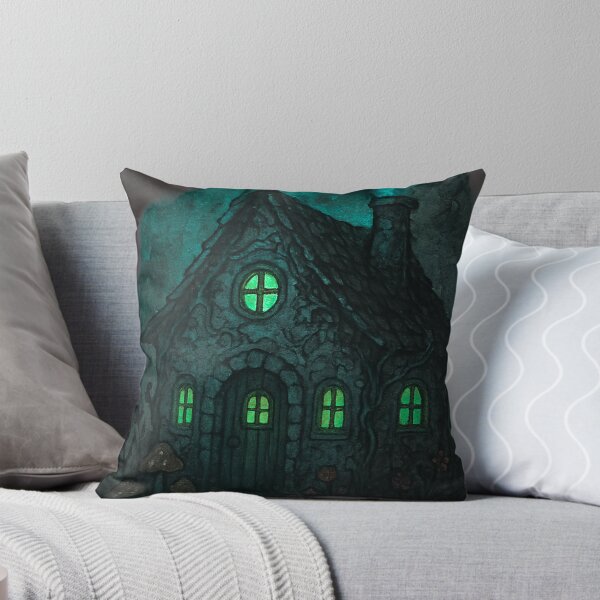 Item preview, Copy of Haunted Storybook Cottage | dark spooky house Green designed and sold by thatgirlrenee91.
