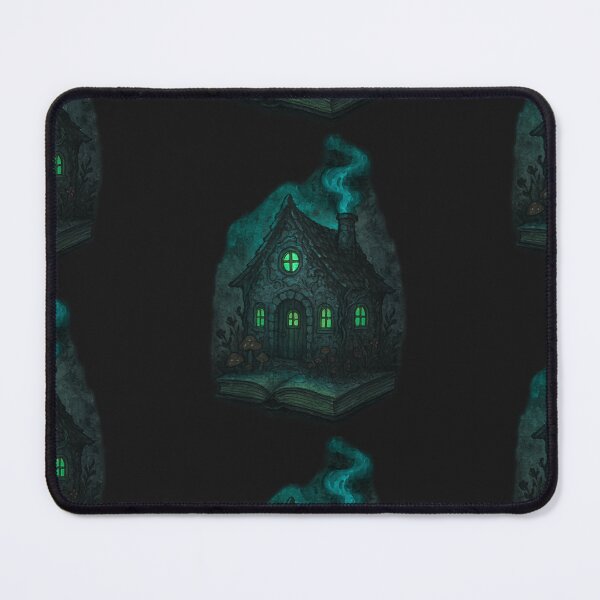 Item preview, Copy of Haunted Storybook Cottage | dark spooky house Green designed and sold by thatgirlrenee91.
