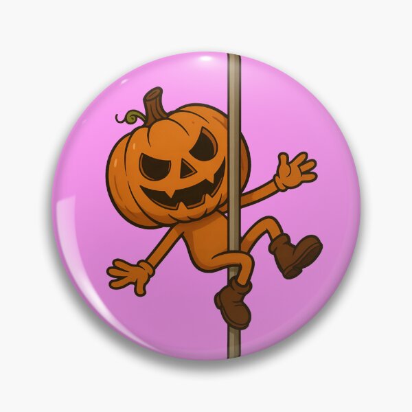 Item preview, Baile en barra con calabaza rosa - Diseño de Halloween Baile en barra designed and sold by InnerFlow.
