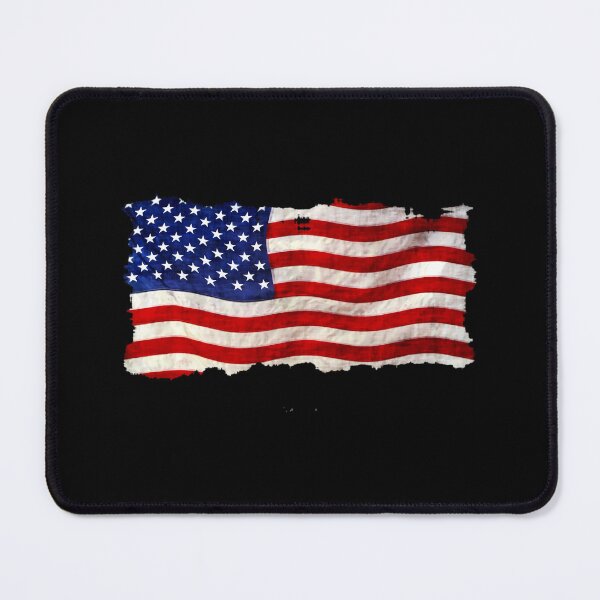 Item preview, Tattered Grunge Patriotic USA Flag	 designed and sold by biqmouwsq46.