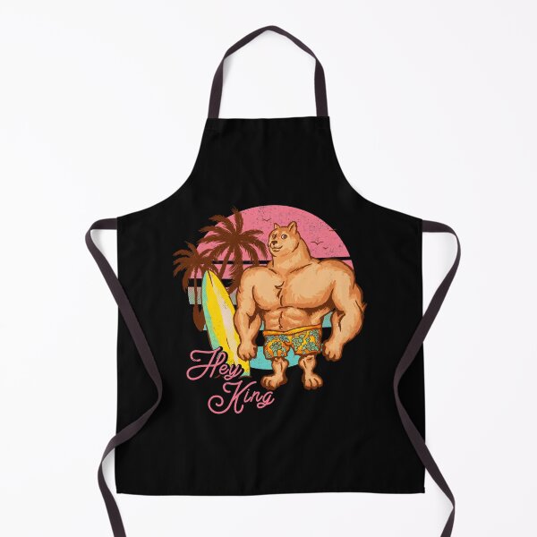 Item preview, Swole Doge Chilling On The Beach Pink Hey King Big Muscle Buff Dog Meme Chad Shiba Inu Doggo designed and sold by vwfcvgzkaqr32.