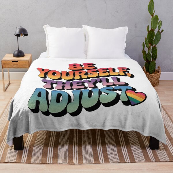 Item preview, Be Yourself They'Ll Adjust Lgbtq Rainbow Flag Pride designed and sold by SlogariArt.
