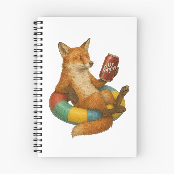 Item preview, Fox drinking an ice cold Soda designed and sold by thehaywirehoney.
