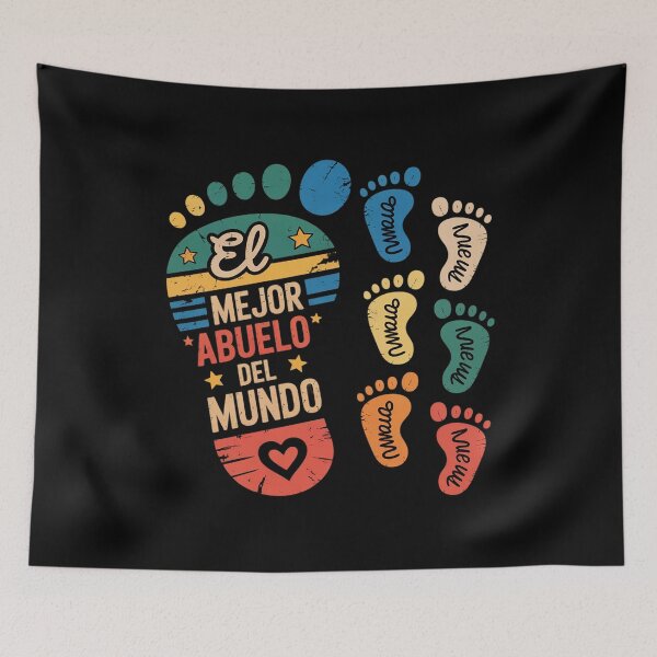 Item preview, Padre Footprint  , Vintage Spanish Papá  Custom El Papa Father's Day designed and sold by PeteHomenick.