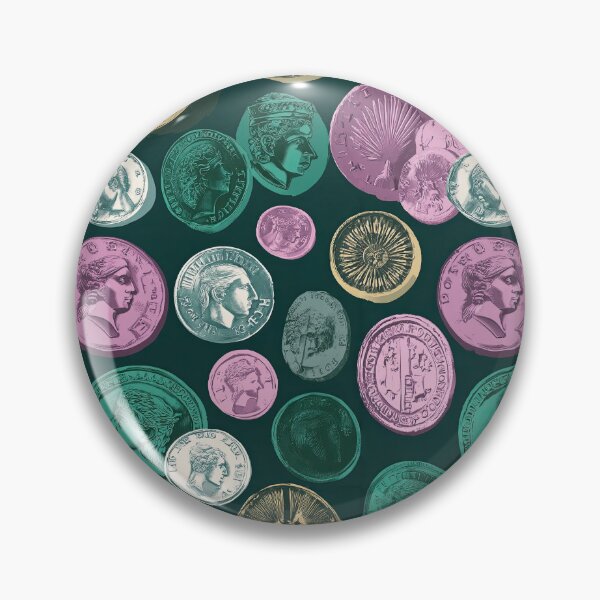 Item preview, Retro Ancient Coin Pattern Design designed and sold by Kybruno's Creations.
