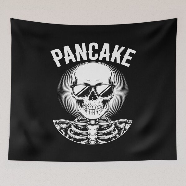 Item preview, Pancakes Skull - Creepy Skeleton Pancake Halloween Lover designed and sold by PeteHomenick.