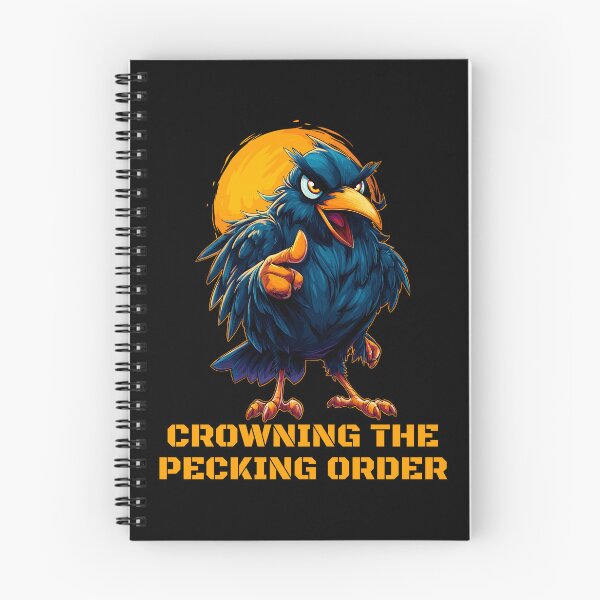 Item preview, Crowning the pecking order - Bold bird attitude design designed and sold by JoRealm.