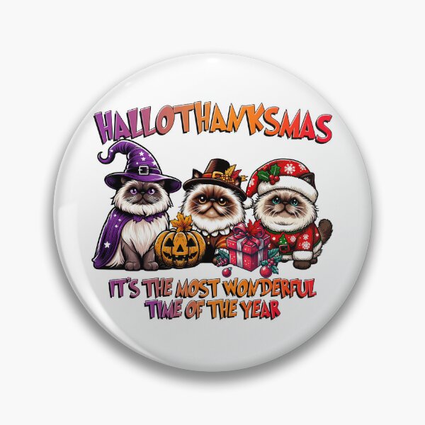 Item preview, Himalayan Cat Halloween Thanksgiving Christmas  designed and sold by doodIllustrate.