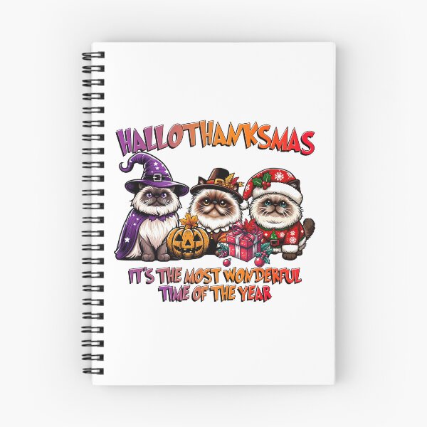 Item preview, Himalayan Cat Halloween Thanksgiving Christmas  designed and sold by doodIllustrate.