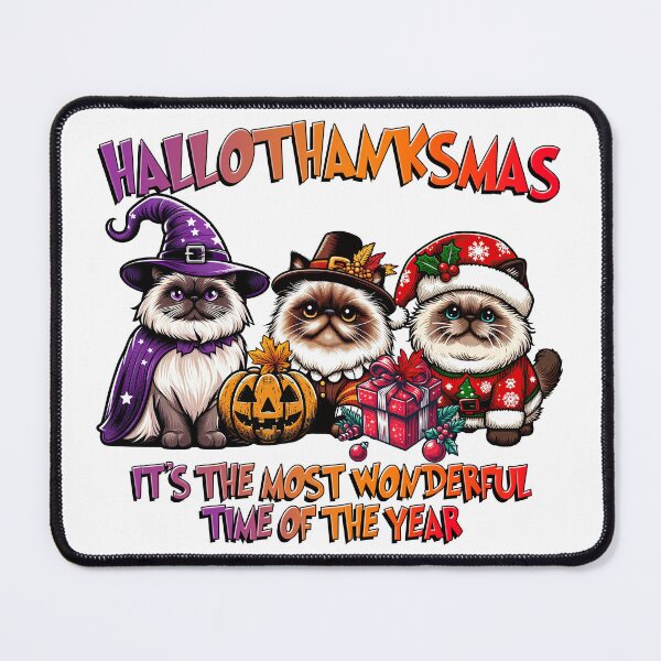 Item preview, Himalayan Cat Halloween Thanksgiving Christmas designed and sold by doodIllustrate.