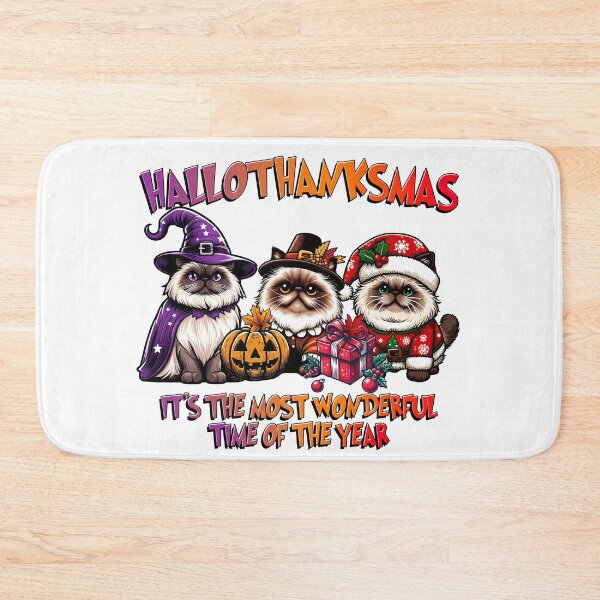 Item preview, Himalayan Cat Halloween Thanksgiving Christmas  designed and sold by doodIllustrate.