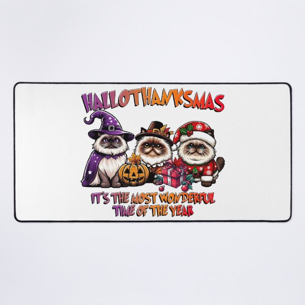 Item preview, Himalayan Cat Halloween Thanksgiving Christmas  designed and sold by doodIllustrate.