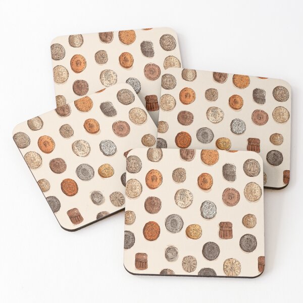 Item preview, Retro Ancient Coin Pattern Design 3 designed and sold by Kybruno's Creations.