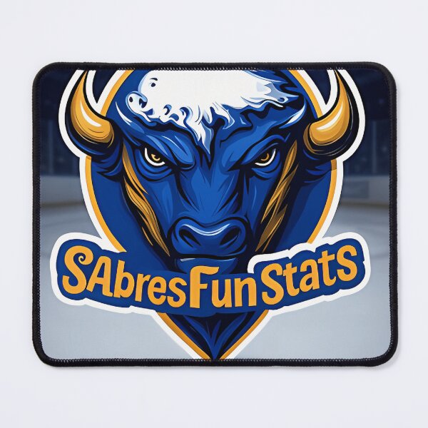 Item preview, Sabres Fun Stats Logo designed and sold by Yvetteordana.