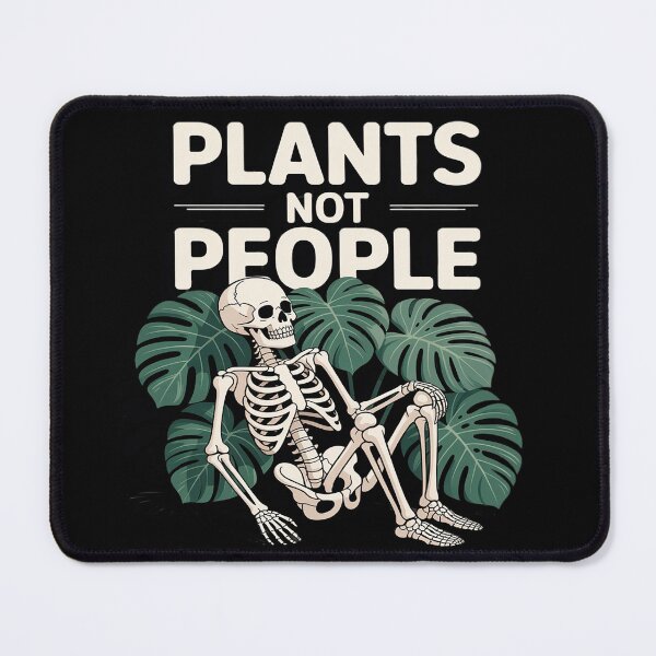 Item preview, Plants Not People SkeletonPiping Plover Bird Funny Cute Animal Watching designed and sold by BlackStars3Neon.