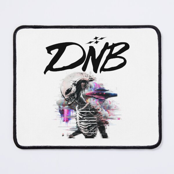 Item preview, DNB - Alien Bass Glitch (Black)  designed and sold by Discothreadz.
