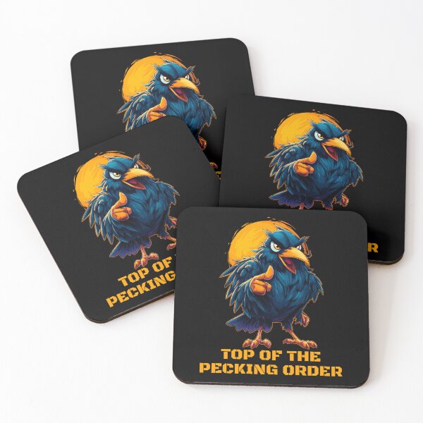 Item preview, Top of the pecking order - Bold bird attitude design designed and sold by JoRealm.