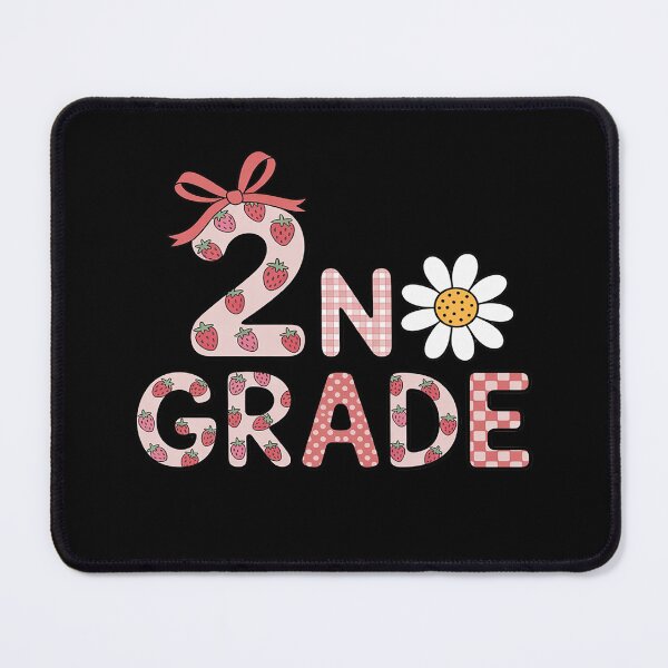 Item preview, Preppy Back to School Strawberry Coquette 2nd Grade Teacher designed and sold by BlackStars3Neon.
