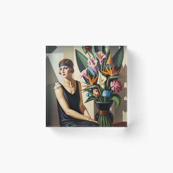 Item preview, The Cubist Bouquet - Original Art Deco Artwork designed and sold by elektronen.