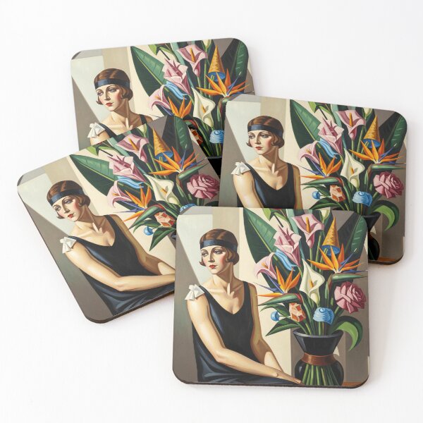 Item preview, The Cubist Bouquet - Original Art Deco Artwork designed and sold by elektronen.