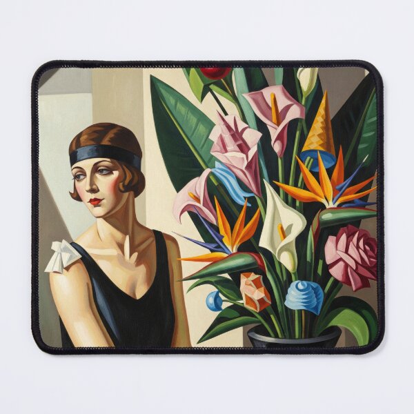 Item preview, The Cubist Bouquet - Original Art Deco Artwork designed and sold by elektronen.