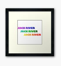 JACK RIVER Framed Print
