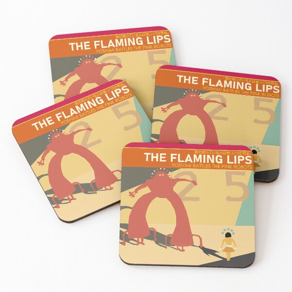 Item preview,  The Flaming Lips Yoshimi Battles The Pink Robots Simplified Album Cover designed and sold by Sarahatherwood.