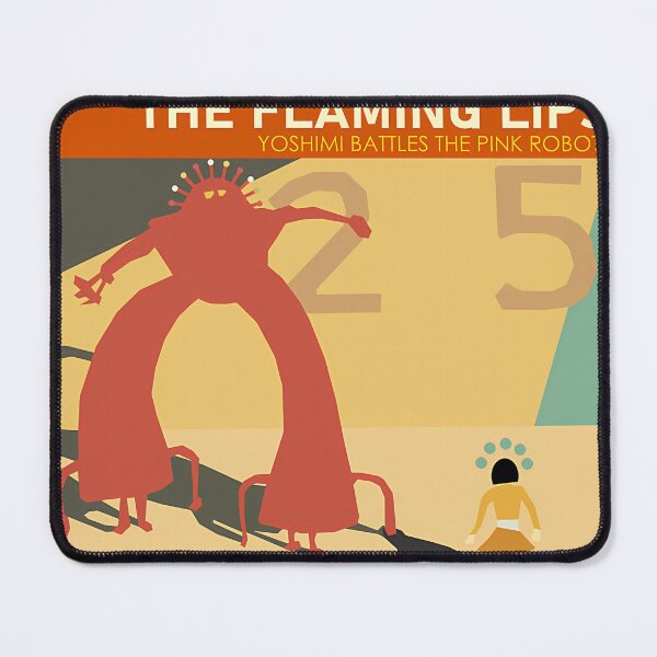 Item preview, The Flaming Lips Yoshimi Battles The Pink Robots Simplified Album Cover designed and sold by Sarahatherwood.